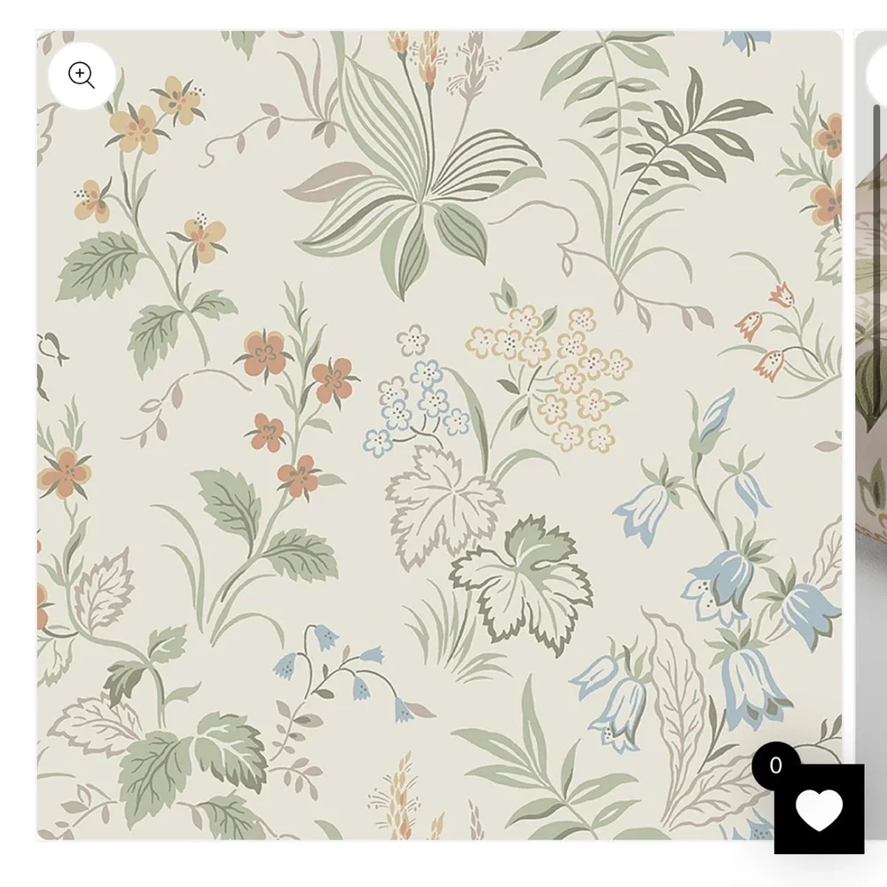 Folklore by Swedish design Borastapeter - sealed roll of wallpaper